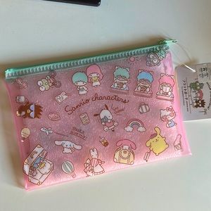Sanrio Character Plastic Pouch Case